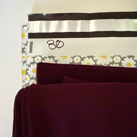 NWT small quince straight leg pants burgundy - Picture 16 of 16